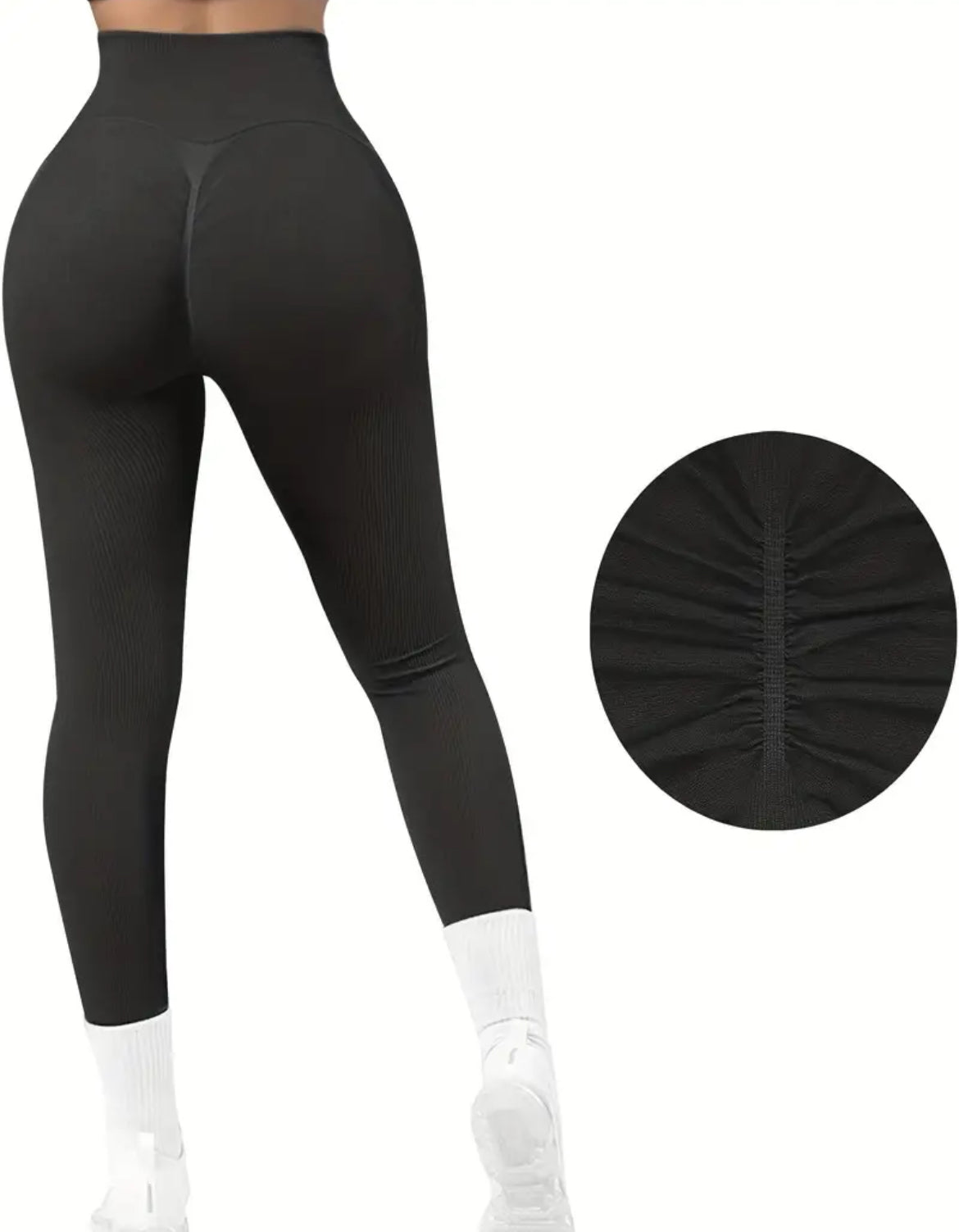 Black thick leggings