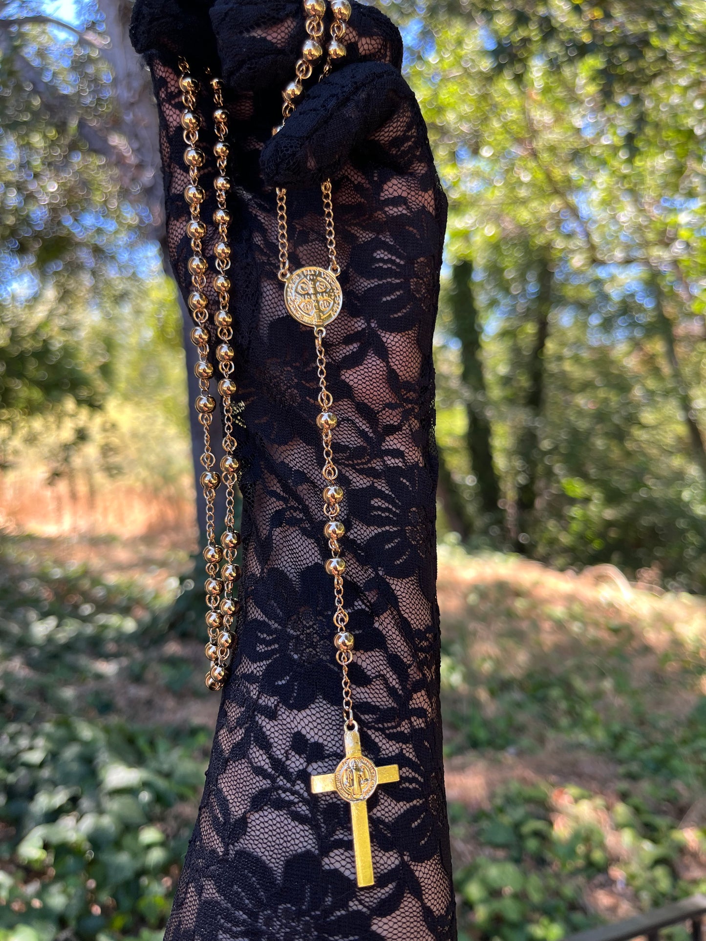 Golden rosary