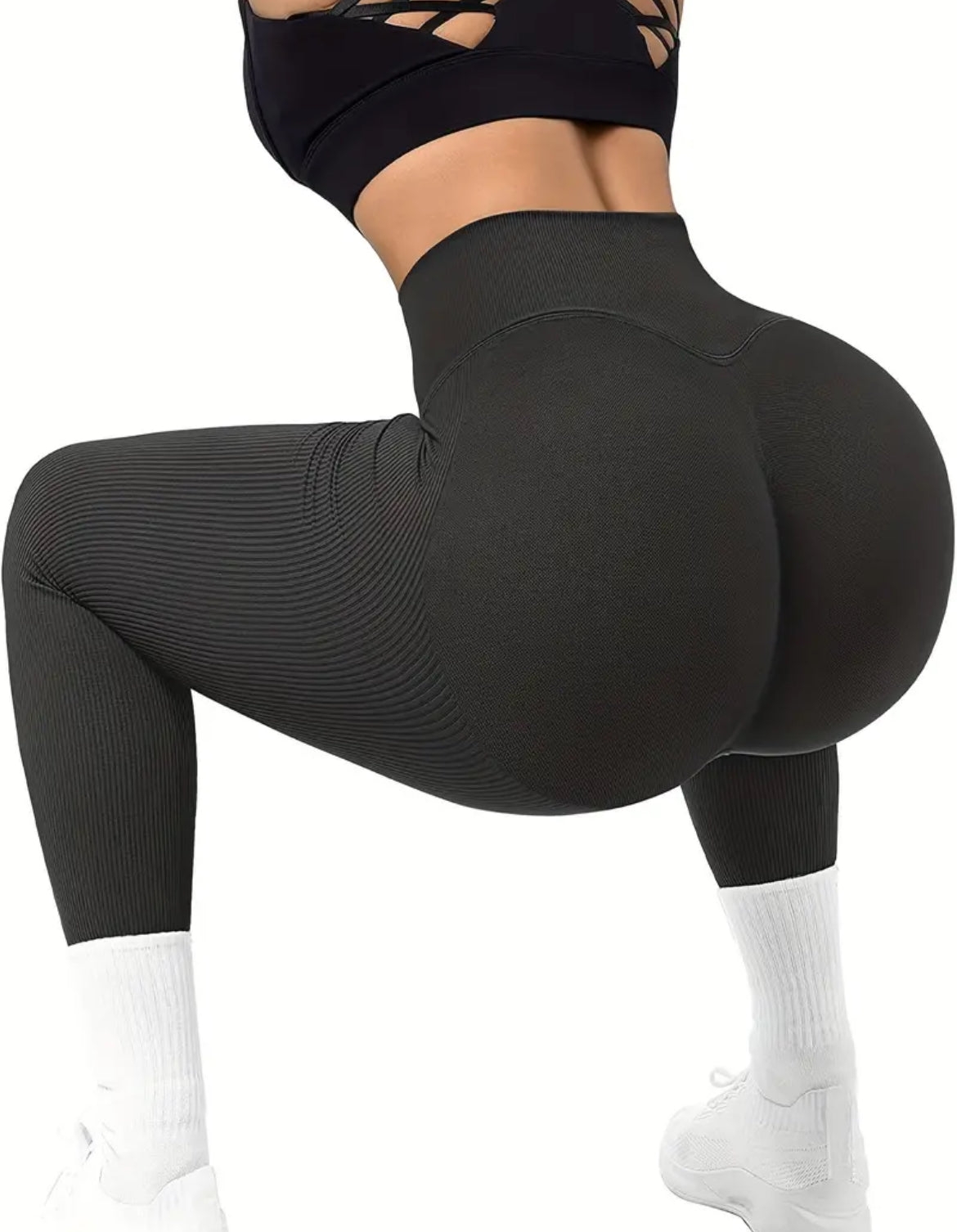 Black thick leggings