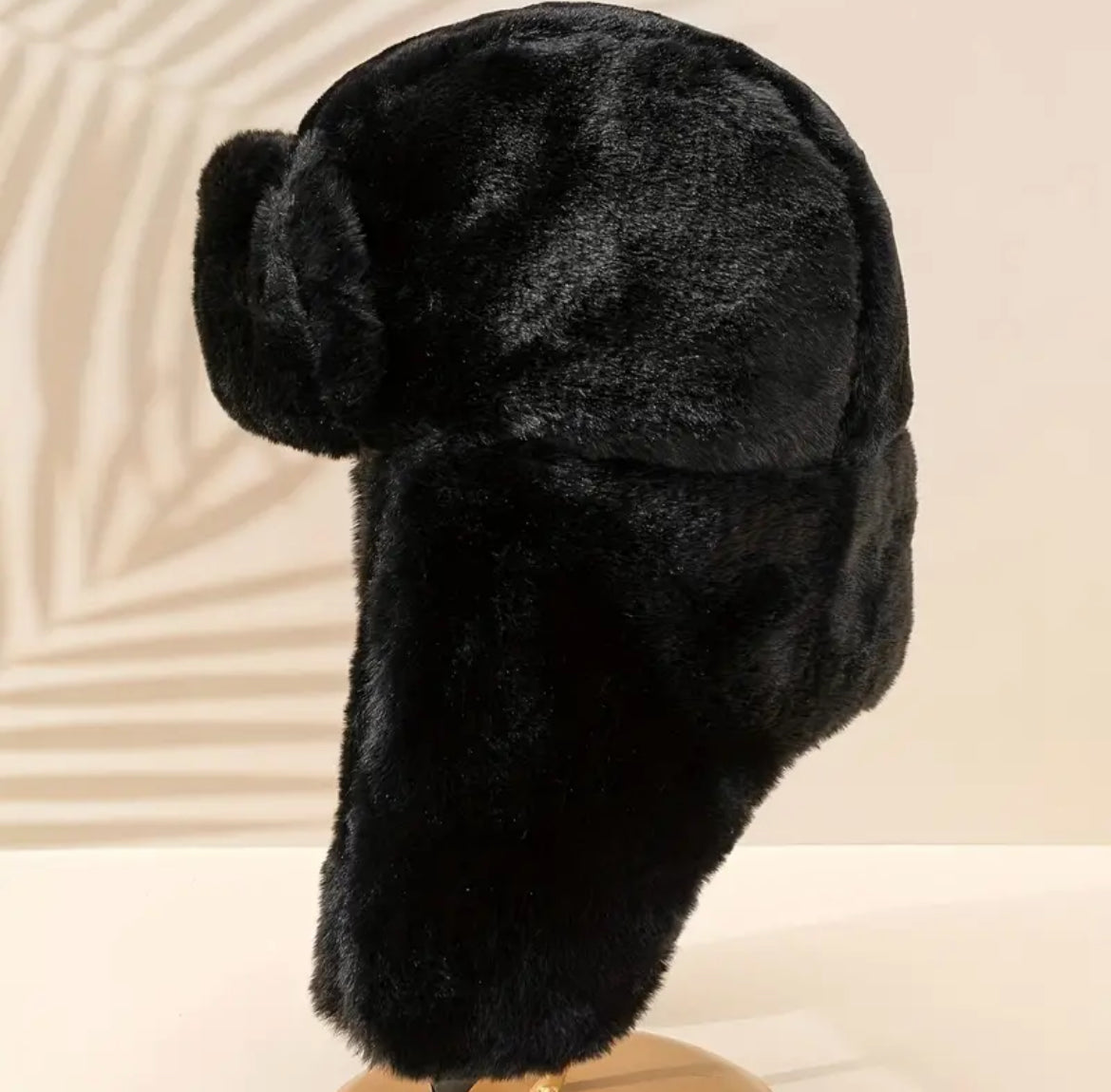 Black winter hat