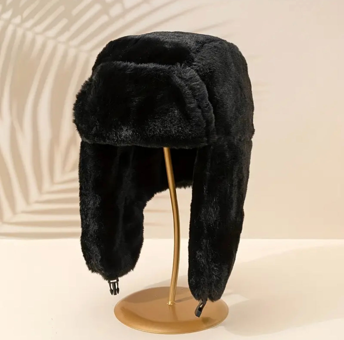 Black winter hat