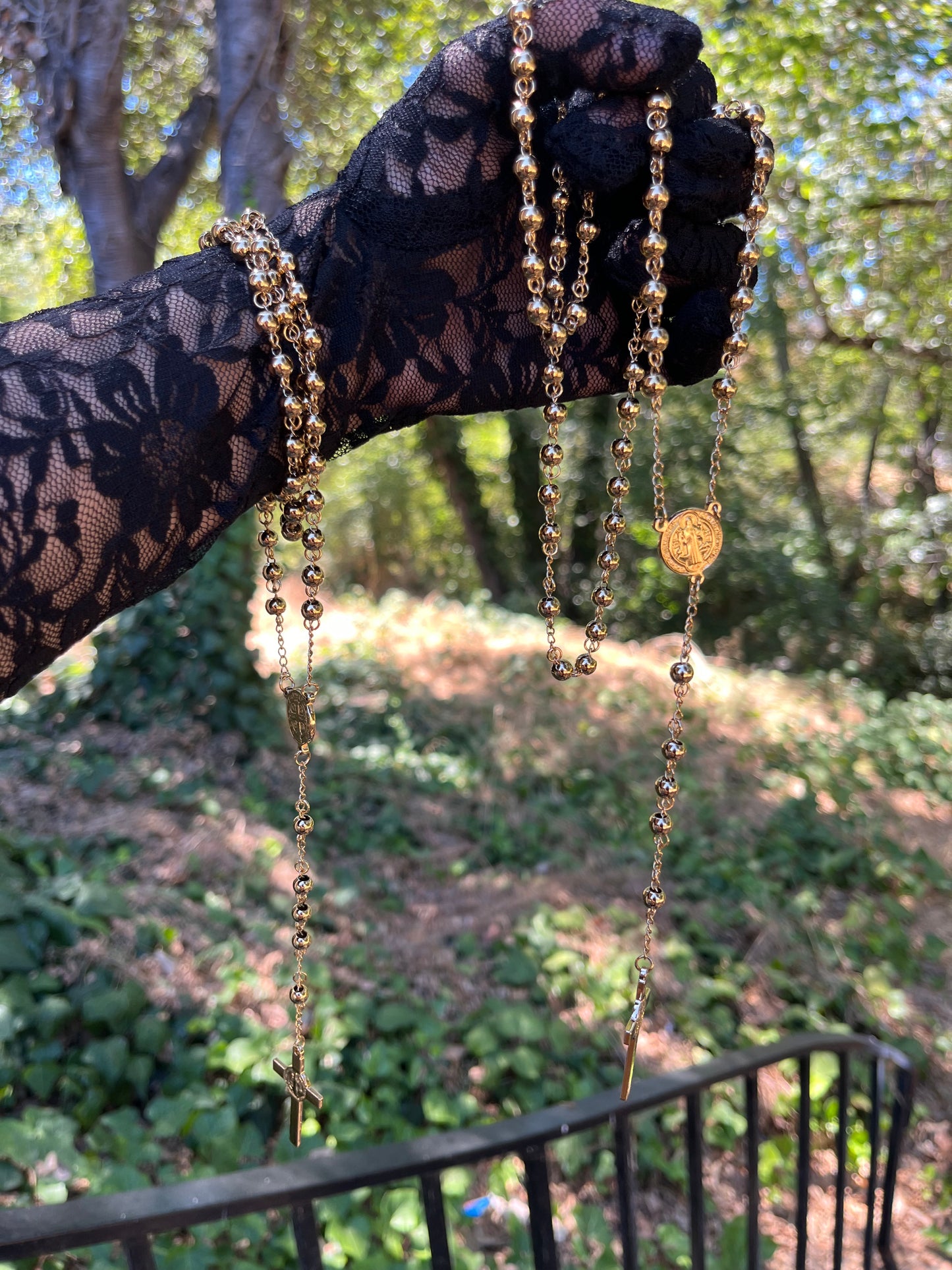 Golden rosary