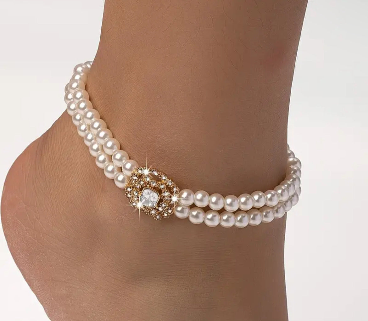 Pearl anklet