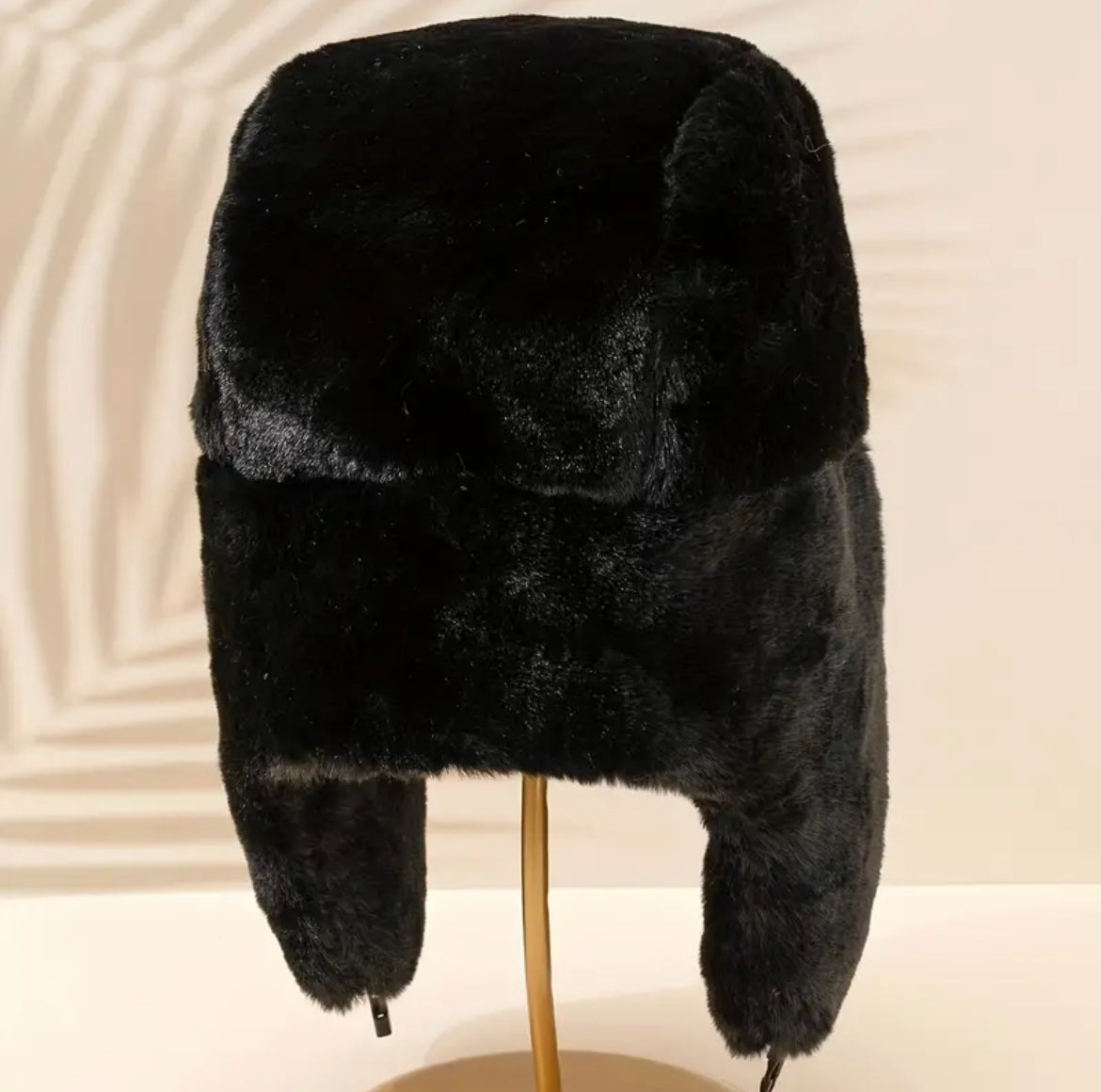 Black winter hat